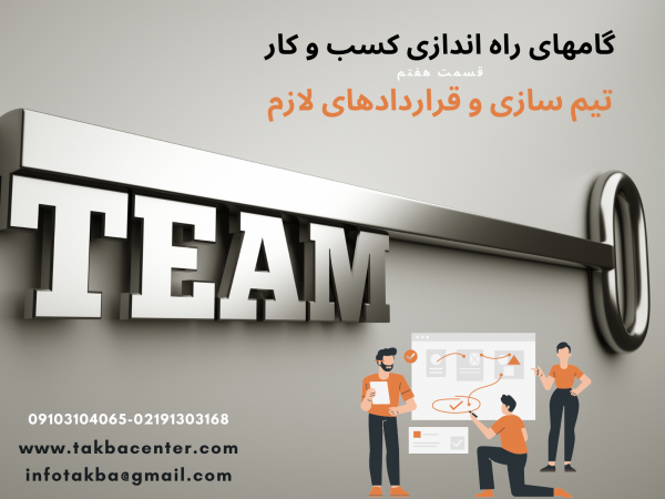 مسایل مربوط به تیم سازی و قراردادهای متفاوت که باید در شرکت امضا شوند